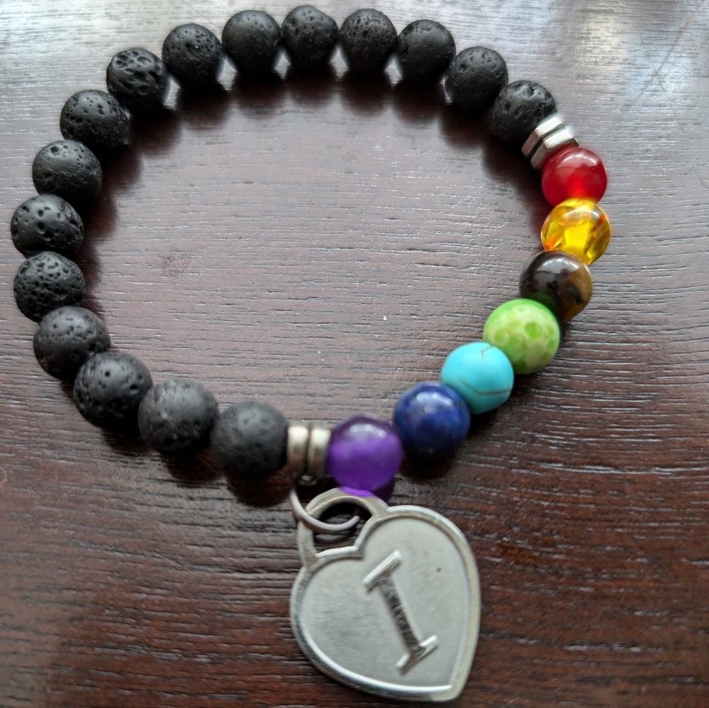 Initial I bracelet
